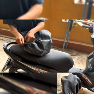 SARUNG KULIT JOK MOTOR BAHAN AMPLAS IMPORT UNTUK AL TYPE BEAT TINGGAL PASANG!!!
