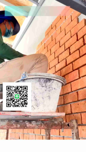 อิฐแปะผนังผิวโบราณกรุงเก่า