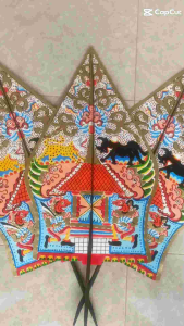 WAYANG KULIT GUNUNGAN KAYON mainan anak bahan duplek