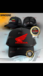 EXMIND BANDUNG Topi Honda Beat FI trucker jaring premium distro untuk pria dan wanita dewasa