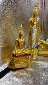 พระประจำวันเกิด พระปางสะดุ้งมาร เนื้อเรซิน ขนาดหน้าตัก 3 นิ้ว