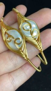 (Real Unit) Baroque Pearl Adjustable Bracelet 纯天然巴洛克珍珠可调节手镯 (S/n: 3230901-2)