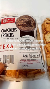 Biskuit Nissin Texa 300 gram - kue kering kemasan rasa gurih asin
