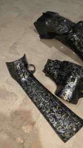 Set Body Kasar Fiz R / Vega R Old Carbon Forged WTP