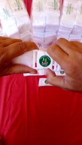 Sabuk Ihrom Haji Manasik Anak TK Warna Putih Tanpa Jahitan