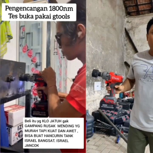 Gtools COD bor impact wrench gt126 promax 1000nm body kecil tenaga jumbo by xapr fullset koper 2 baterai pembuka baut roda motor mobil by