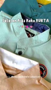 KEMEJA SETELAN KOKO KURTA ANAK TERBARU || USIA 8-12TH