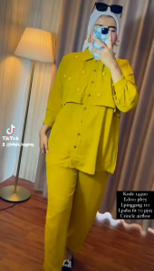 OneSet Wanita Polos / setelan wanita motif mute / setelan wanita Premium