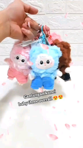 Boneka Accesories Gantungan Tas Gantungan Kunci Karakter Baby Three Scraf Ganci