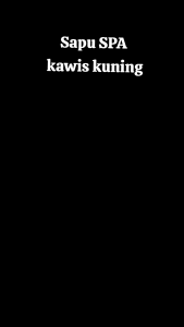 sapu ijuk spa kawis kuning dengan gagang rotan