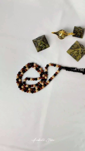 Tasbih Premium Tasbih Yuser Laut Merah mix Unab Maroko dan Kayu Lus Putih Asli