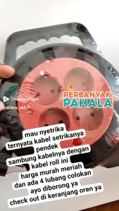 Aksesoris Listrik untuk E-Commerce: Sparta Kabel ROLL 5 METER & Stop Kontak Listrik 4 Lubang
