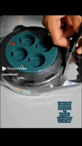 Sparta Kabel ROLL Listrik 9 METER Stop Kontak 4 Lubang Colokan Box Kabel