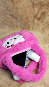 TAS BULU KARAKTER TAS TOTEBAG MOTIF BONEKA TAS SELEMPANG TOTE BAG