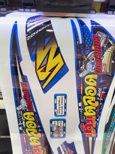 สติกเกอร์ติดชุดสีแบบเต็มคัน Sonicตัวเก่า สกรีนข้อความ เติมตลอดปอดวิเศษ