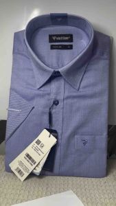 (1P2270)Áo sơ mi nam ngắn tay lai ngang fom regular( rộng)