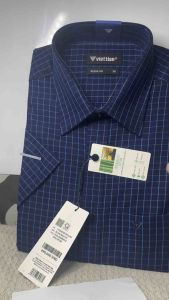 (1P2097)Áo sơ mi nam ngắn tay lai ngang fom regular( rộng)