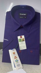 (1P2096)Áo sơ mi nam ngắn tay lai ngang fom regular( rộng)