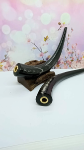 once pipa tanduk kerbau hitam super panjang B237