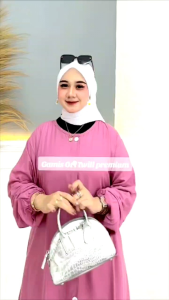 Gamis Twill Premium Tebal Adem Halus Mel-Mel Tidak Nerawang / Gamis Polos Premium Warna Soft Ory Twill Busui Friendly