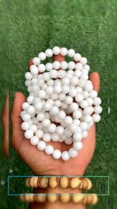 Chuỗi Tay THACH ANH Trắng Sữa Tự Nhiên - Size 10 ly | TINH KHÔI - BINH AN (CTTA)