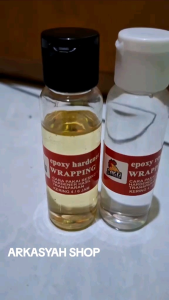 LEM JORAN JAGO EPOXY HARDENER RESIN BENING HASIL TRANSPARAN 30ML (LEM JORAN LEM KERAJINAN LEM 2 KOMPONEN LEM SUPER KUAT LEM SPUL SPEKER LEM SERBAGUNA)