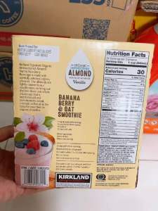 6 Hộp Sữa Hạnh Nhân Kirkland Signature Organic Unsweetened Almond Vanilla Không Đường 946ml Của Mỹ - Date 04/2026