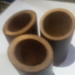 tempat pensil/pulpen bambu hitam murah