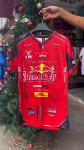 ND STORE เสื้อกีฬาแขนสั้นคอวี Redbull ใส่ได้ทั้งชาย&ญิง