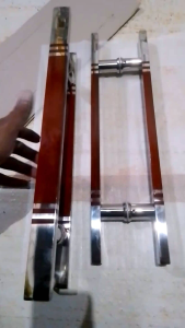 Handle Pintu Rumah Tarikan Pintu Pegangan Gagang Pintu Rumah Minimalis Model Kotak Baut Tembus
