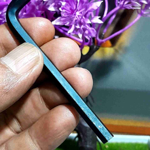 KUNCI L 5 / NO 5 5MM BAJA HITAM UNTUK BAUT L DIAMETER 6MM