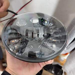 LAMPU LED DAYMAKER 7 INCH 19 LED 75 WATT IMPORT SUDAH STANDAR LOGO DOT SAE