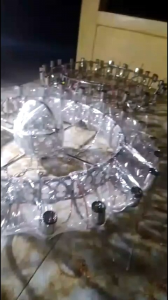 lampu gantung jangkar bahan stenlis diameter 100cm capung 24 siap pakai sudah ada kabel dan fitingan