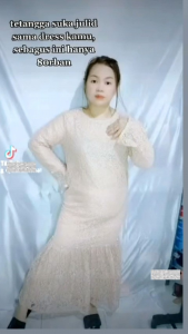 TK MAXI NURHALIZA FULL BRUKAT / GAMIS BRUKAT DUYUNG / GAMIS MERMAID / TERSEDIA UKURAN XXS L XL XXL / DIJAMIN REAL PICT