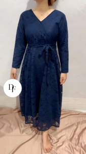 TK MAXI CASSIE/MAXI BRUKAT/MAXI DRESS/MAXI FULL BRUKAT LENGAN PANJANG