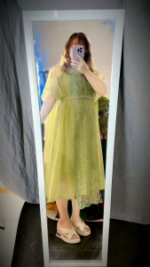 TK LORENZA DRESS/DRESS FASHION WANITA GAUN DRESS 2IN1 INNER DAN TANKTOP