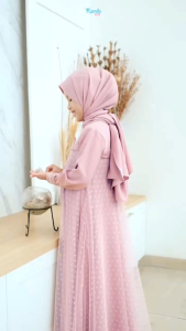 Gamis Anak perempuan Usia 6-10 Tahun Baju gamis anak lebaran 2024 Pakaian Muslim anak Shakila tile