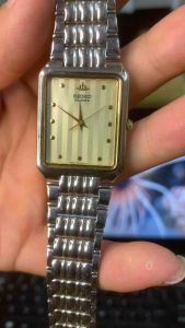 Đồng hồ nữ Skagen Denmark Quartz size 25mm cọc số đính đá với mặt số khảm xà cừ.bản thép máy Nhật Bảnchống nước 3ATM dây da nâu linh kiện