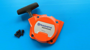 MJอะไหล่ชุดดึงสตาร์ท +พร้อมน็อตยึด4ตัว เครื่องตัดหญ้า รุ่น ฮุสวาน่า 541-RS HUSQVARNA **ครบชุดพร้อมติดตั้ง** ✓ของแท้