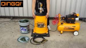 ถังอัดจารบี รุ่นใช้ลม ขนาด 12 ลิตร ใช้ร่วมกับปั๊มลม 50 ลิตรขึ้นไป - สำหรับการแก้ไขในสภาวะออนไลน์