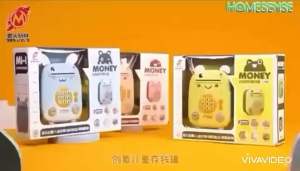 Piggy Bank Toy Saving Box Electric ATM Cash Coin Cute Children Kids Girl Boy Early Learning Educational | Tabung Kanak