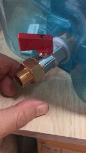 [ตัวแปลงเกลียว] 4 หุน - 3 หุน ข้อต่อทองเหลือง พร้อมซีลยางซิลิโคน