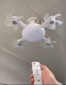 Yeelite 80W Ceiling Fan Light (YGH-F4/20 DFL) - 4-Color Mode & Remote Control