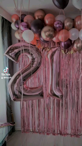 Balon Foil Jumbo Rose Gold Ukuran 80CM