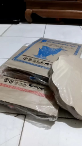 kertas bungkus nasi gajah biru per pak isi 250 helai