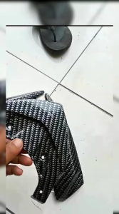 PAKET SET STOPLAM/SAMBUNGAN KANAN KIRI BODY HALUS BEAT FI 2012-2014 KICK KASAR KARBON CELUP WTP.