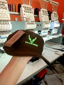 opi Komando Bordir Loggo Tulisan US AIR force Army