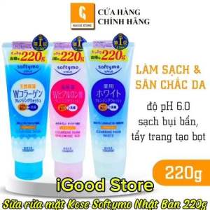 Sữa rửa mặt Kose Softymo Nhật Bản 220g