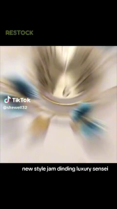 jam dinding aesthetic luxury sensei gold mewah