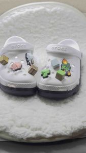 JBS ตัวติดรองเท้ามีรู ไมน์คราฟ 🎒👠🌈Shoe Charms 3D Minecraft Crocs Collab Clogs 3มิติ JB3D